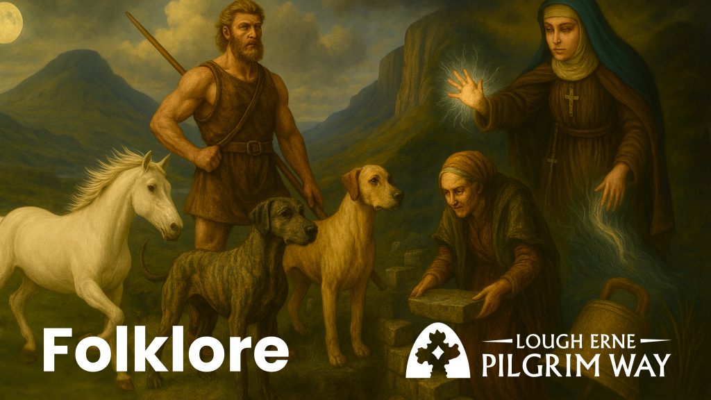 image showing different characters from Fermanagh Folklore tales